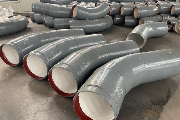 電廠用耐磨陶瓷管道在加工